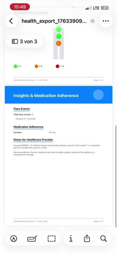 Doctor Report Export